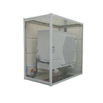 Condenser cage and base panel